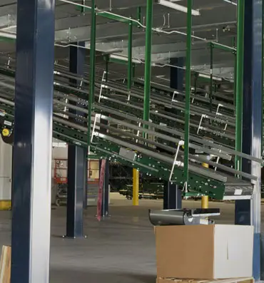 United Material Handling, Material Handling, Warehouse Logistics, Logistics, Warehousing, Automated Storage Solutions, ASRS, Pallet Racking, Drive-In Racking, Push Back Racking, Racks, Rack, Racking, Storage, Installation, Carton Flow, Cantilever Racks, Push Back Racks, Drive In Racks, Guard Rails, Safety, Pallet Flow, Mezzanine