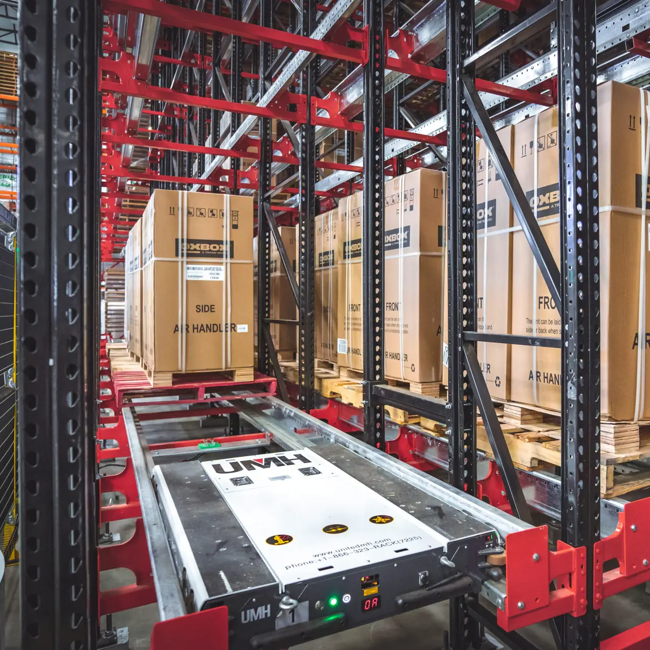 United Material Handling, Material Handling, Warehouse Logistics, Logistics, Warehousing, Automated Storage Solutions, ASRS, Pallet Shuttle, Robotics, Automation